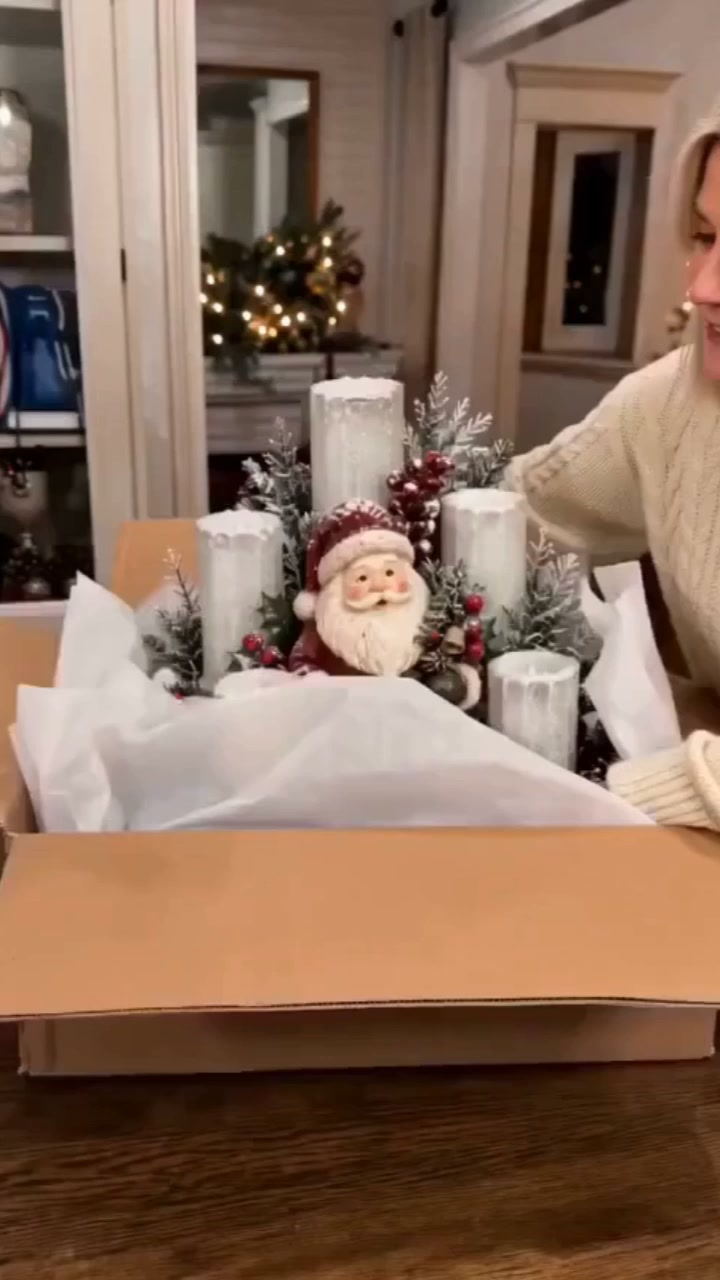 Verlicht kerststuk – kaarslicht, dennengroen & kerstmagie