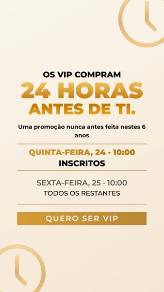 Algo que nunca fizemos antes