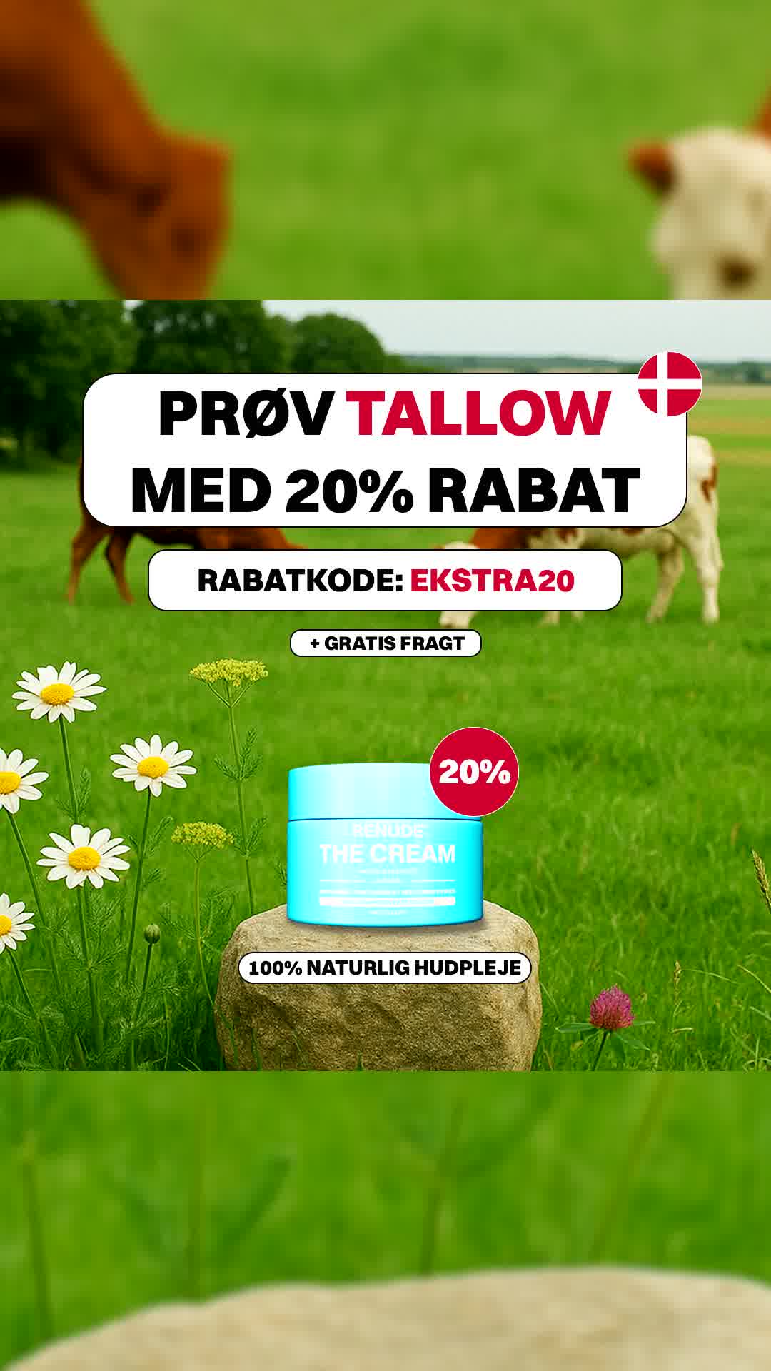 Smuk Hud Med Græsfodret Beef Tallow