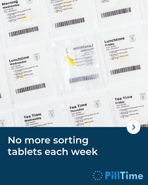 No more fiddly pill packets