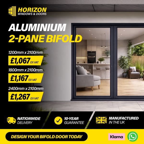 Brighten Your Home & Save 15% on Alunet Bifold Doors