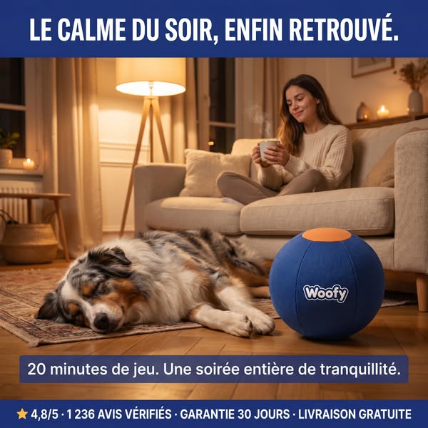 La balle qui épuise les chiens infatigables