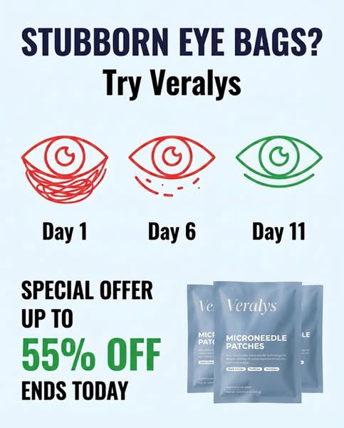 Stubborn eye bags? Gone by Day 11