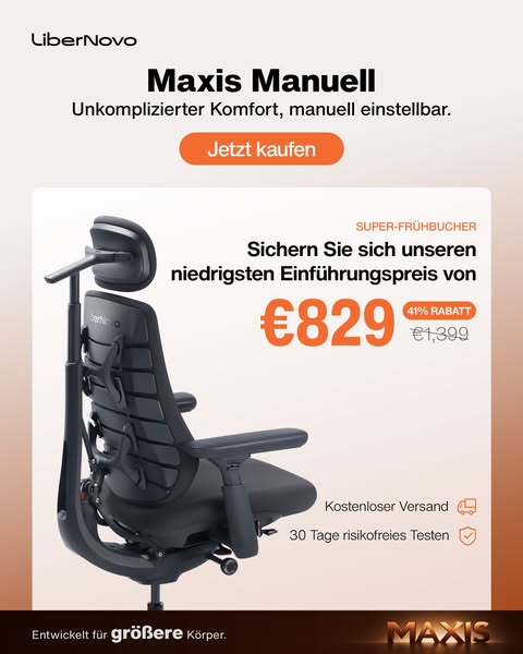 LiberNovo Maxis LaunchTiefstpreis sichern