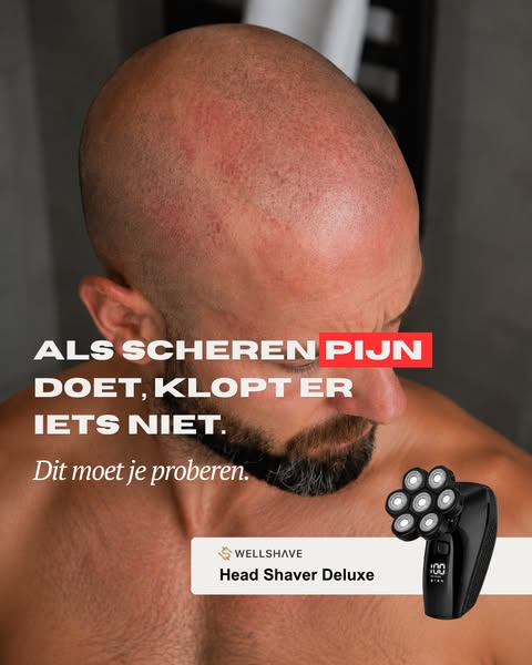 Als scheren pijn doet, klopt er iets niet.