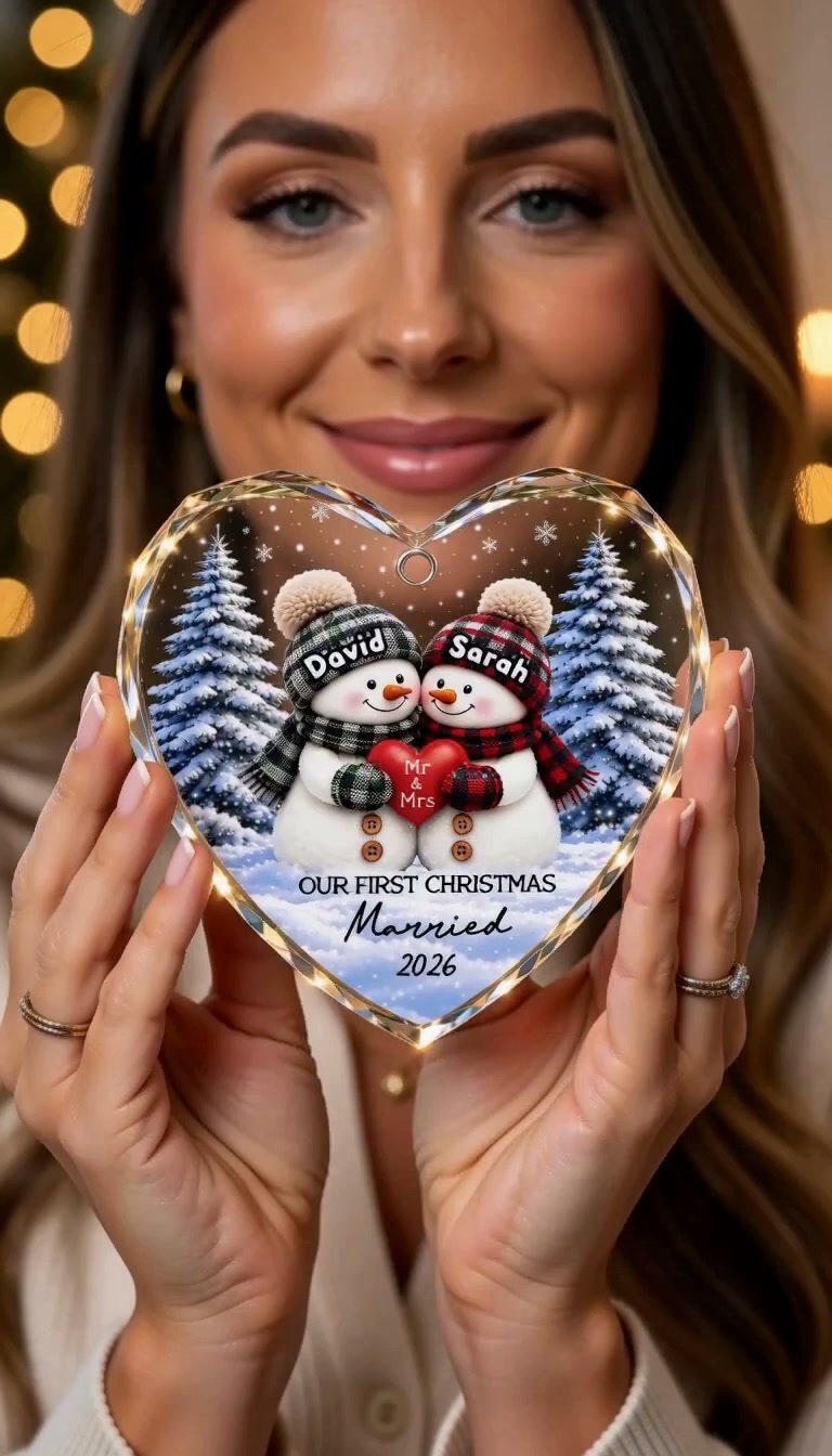 Our First Christmas Married Ornament