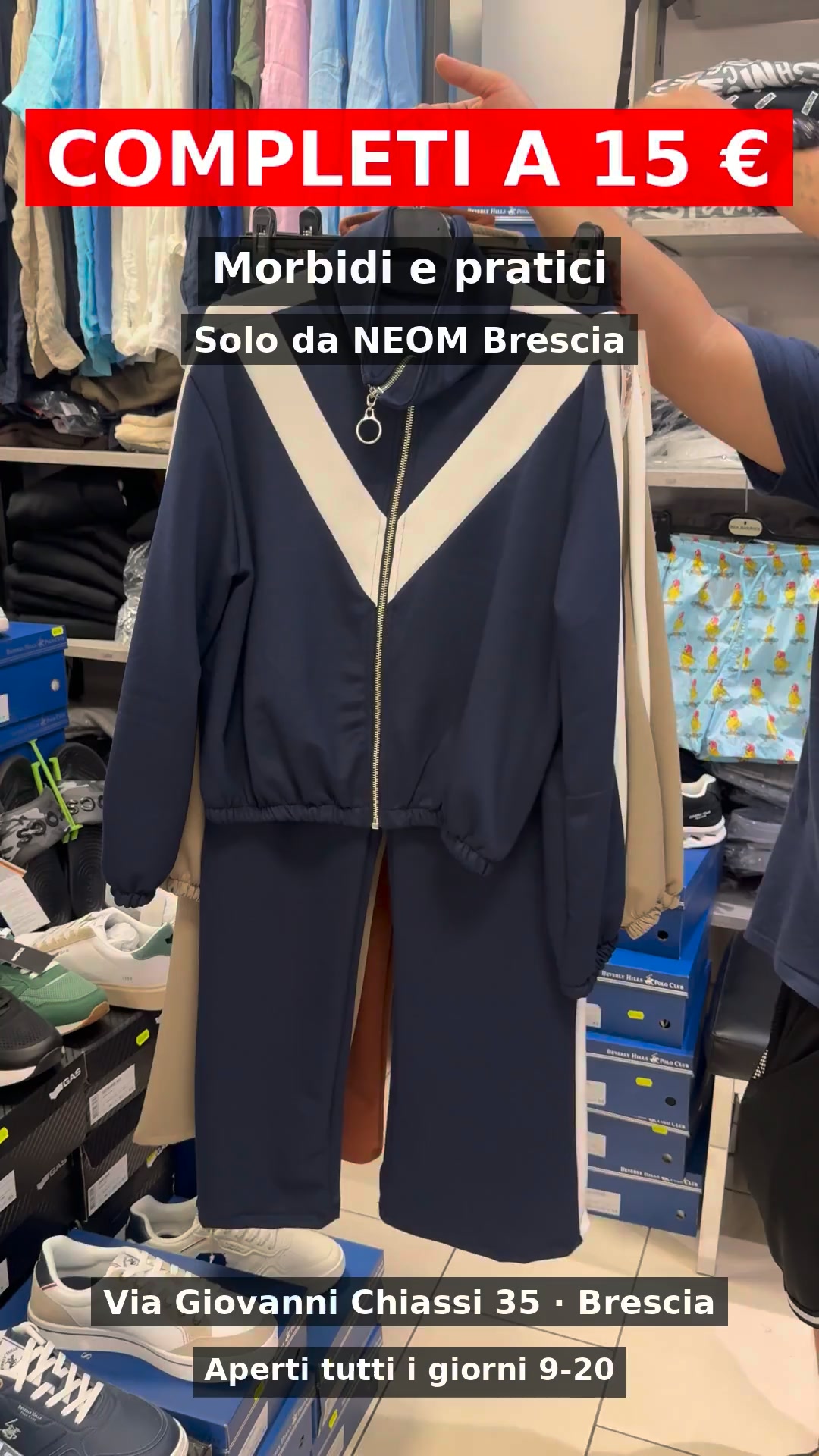 Completi a 15€ — NEOM Brescia
