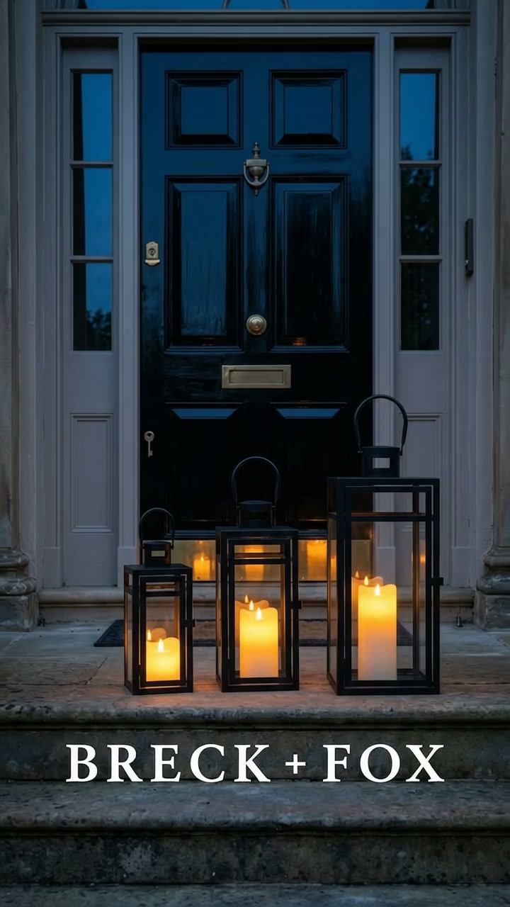 Candle Lanterns 3-Piece Set