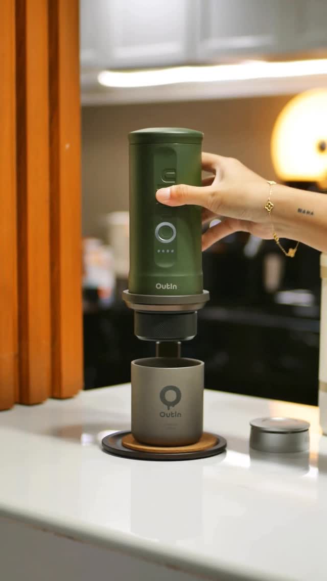 Anúncio de Outin Portable Electric Espresso Machine