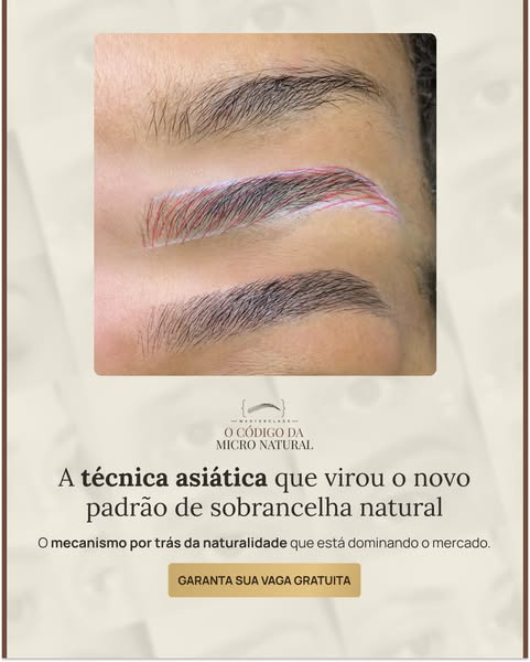 O mecanismo por trás da sobrancelha natural