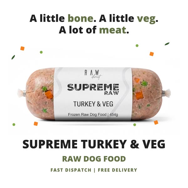 Supreme Turkey & Veg Raw Dog Food