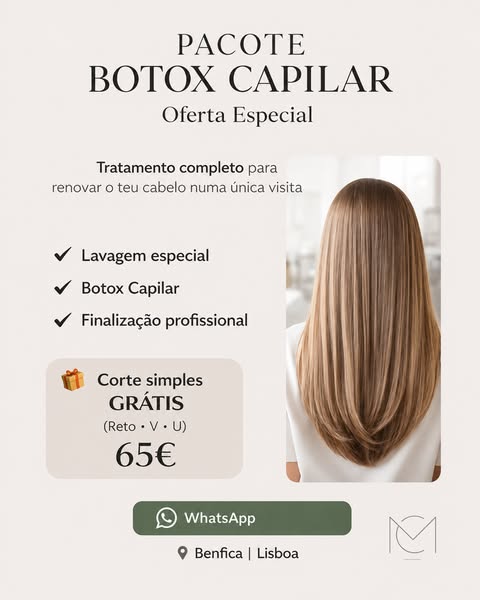 Pacote Botox Capilar — Oferta Especial