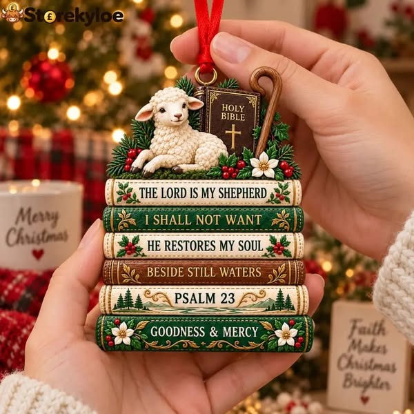 Celebrate The True Spirit Of Christmas With Bible‑Faith Acrylic Ornament Collection!