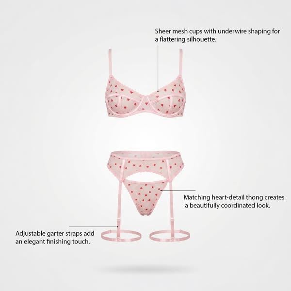 Alessia Sweetheart Lingerie Set