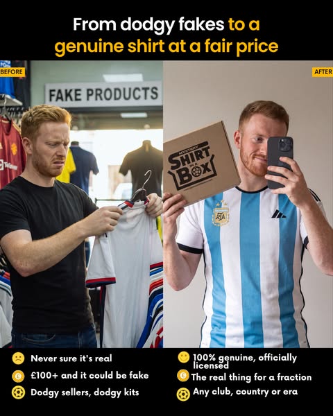 Real Shirt, Not Cheap Knockoffs