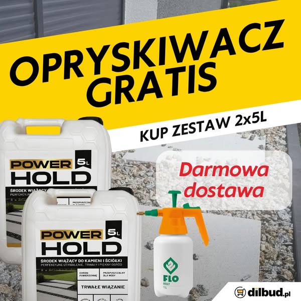 Zestaw 2x Środek wiążący POWERHOLD 5L do kamieni ozdobnych - 29110 | Dobra Cena | Sklep Online | Dilbud