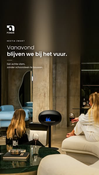 Vanavond blijven we bij het vuur.