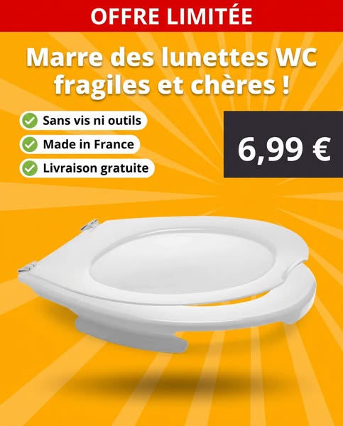 Lunette WC Qualité à 6,99 €