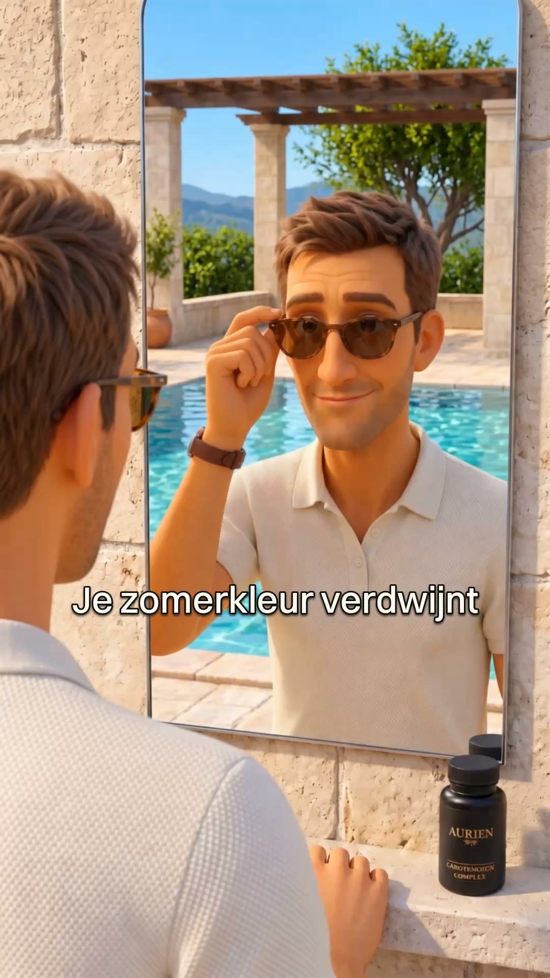 Een warmere, aantrekkelijkere huidtoon.