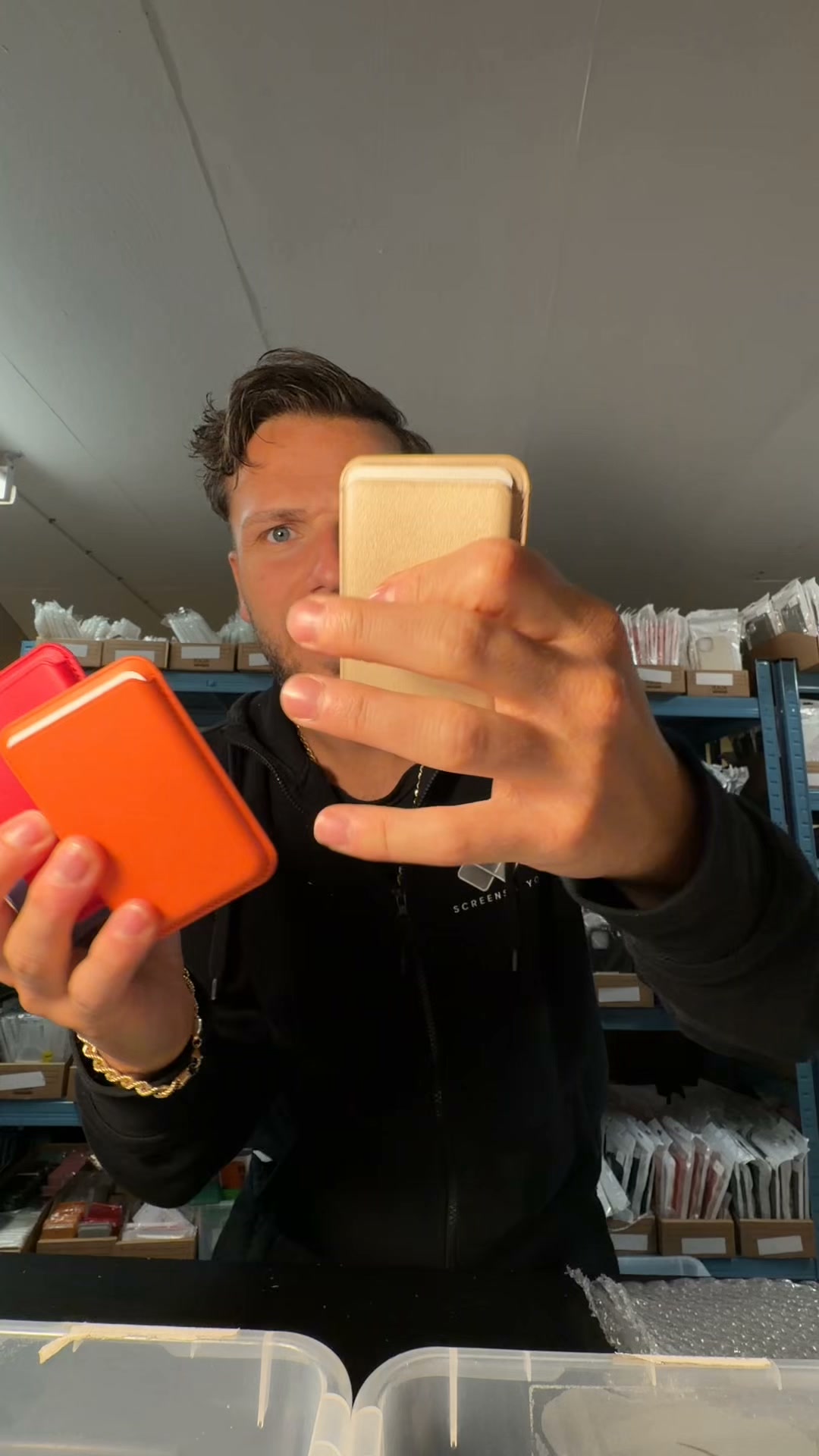 MagSafe Magnetisk Korthållare - Svart
