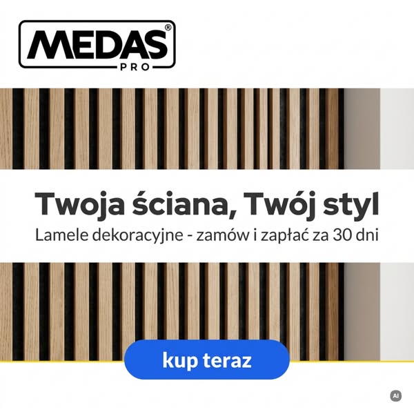 Nowoczesne lamele ścienne