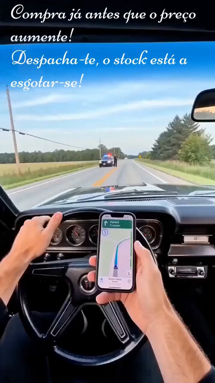 Mantém o telemóvel seguro enquanto conduzes