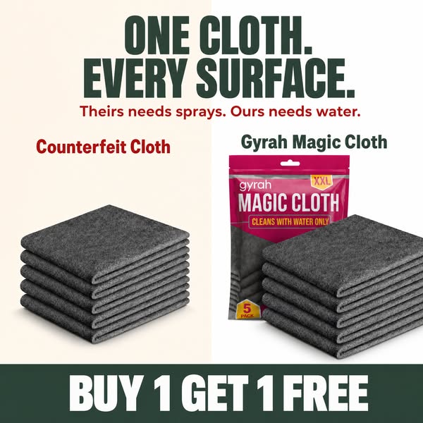 Premium Microfiber that Cleans with Just Water