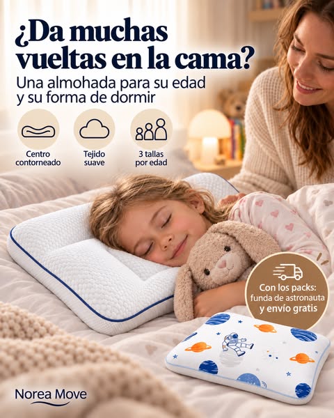 Una almohada pensada para su edad