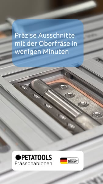 Präzise Ausschnitte mit der Oberfräse in wenigen Minuten