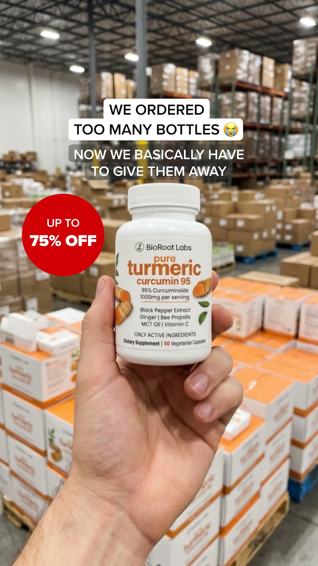 Clinically Dosed Turmeric with No Fillers