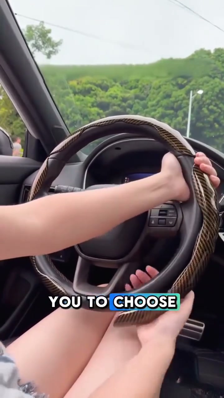 Non-Slip Half Cover Car Steering Wheel Protector