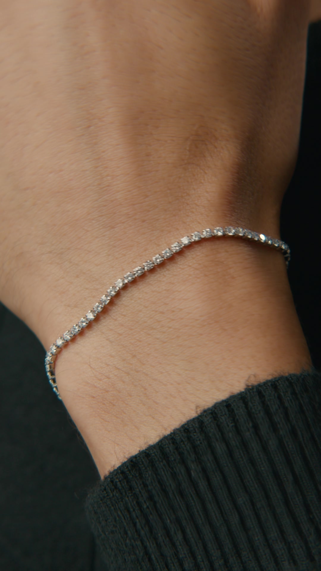 Minimal Tennis Bracelet