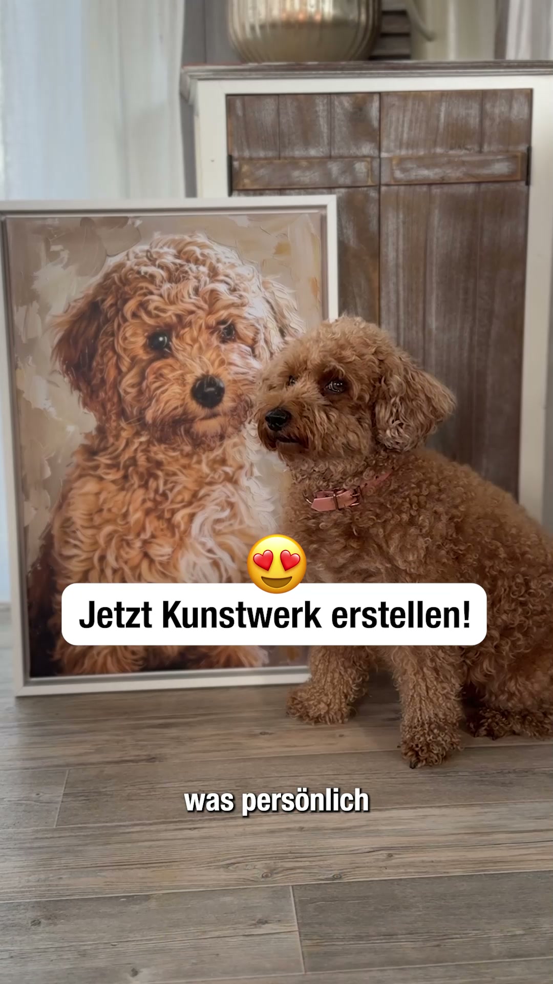 Dein Haustier auf Leinwand