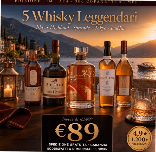 5 Whisky Leggendari · €89