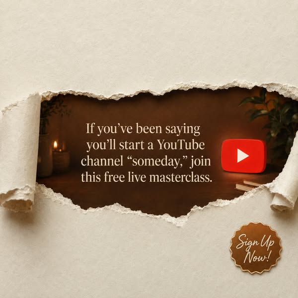 NEW YouTube Masterclass For Women