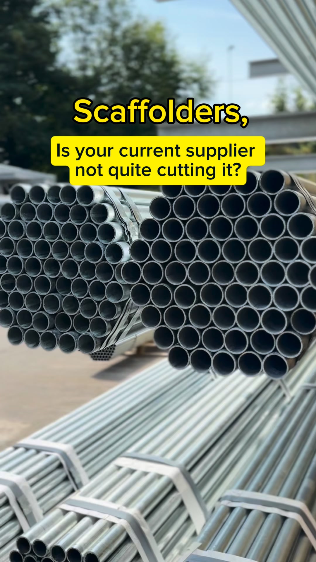 Free custom-cut Scaffolding