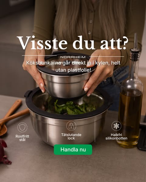 Köksbunkar i rostfritt stål – utan mikroplaster