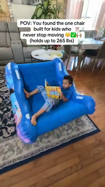 Portable Inflatable Sensory Rocking Chair | Ages 3‑8