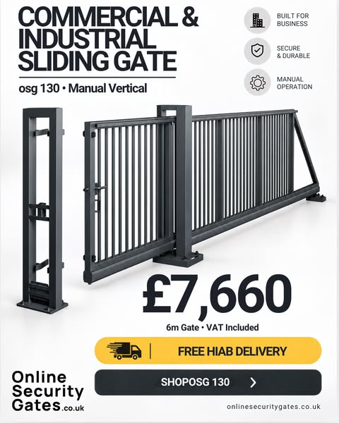 Heavy-Duty Commercial Security Gates