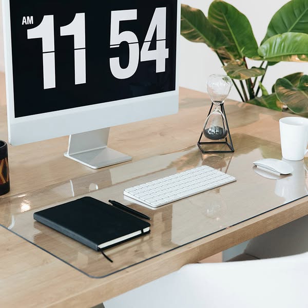 Bureau Onderlegger Transparant, 80 x 40cm