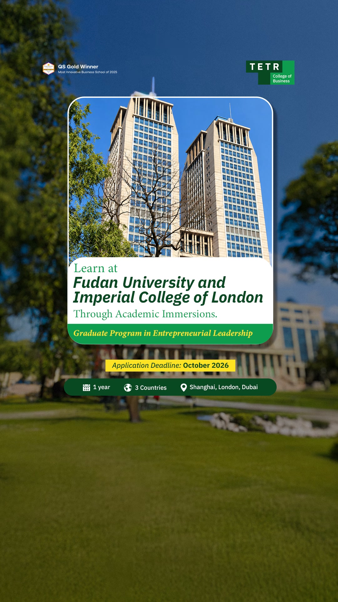 Graduate Program in Entrepreneurial Leadership ​