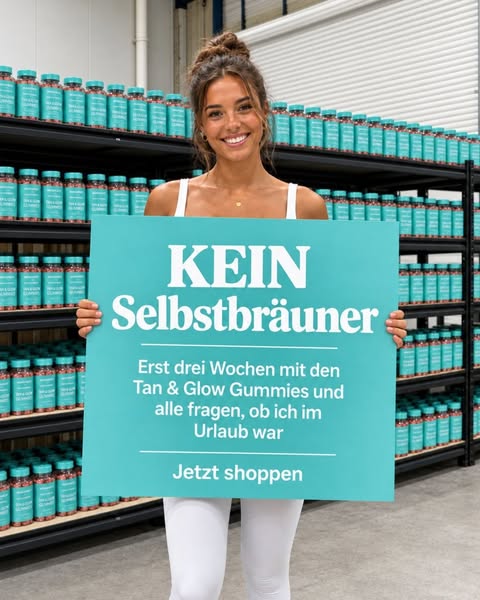 Kein Selbstbräuner. Die Farbe ist echt.