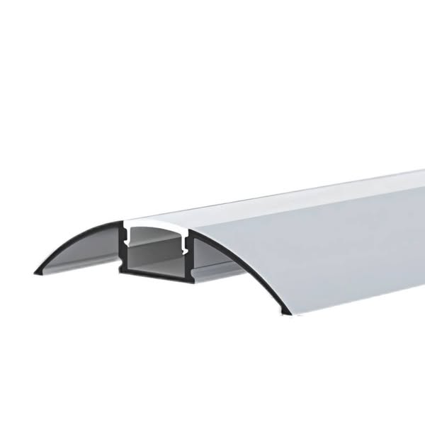 LED Profiel | Opbouw | 3 Meter | Voor LED strips tot 14mm | 56x11.4mm | Aluminium