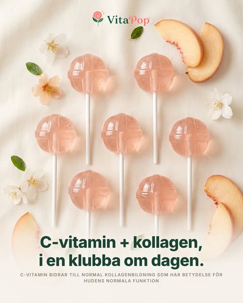 Kollagen + C-vitamin i en klubba