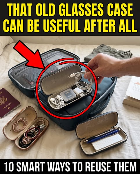Most people throw these away. 10 smart ways to reuse old eyeglass cases