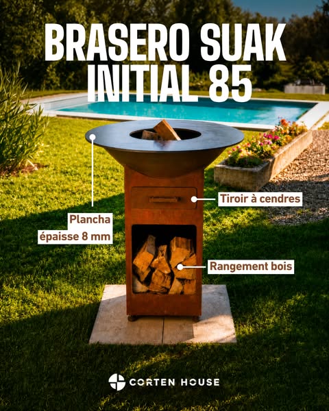Des braseros de qualité, au prix juste. Pour des moments inoubliables autour du feu, toute l'année.