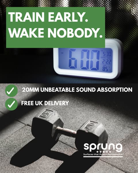 Train Early. Wake Nobody.