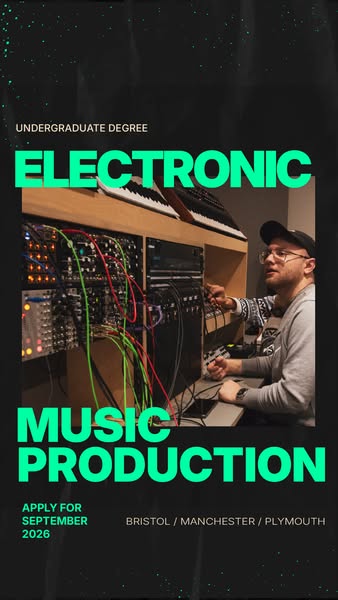 Degree in Electronic Music Production.
