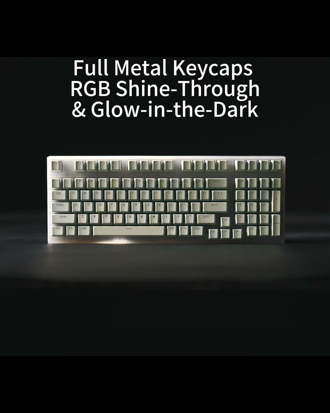 Lights Off, Glow Stays | Neon Keycaps
