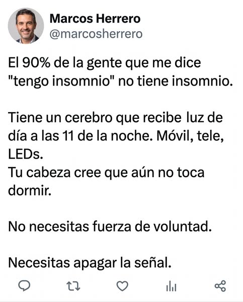 No es estrés. Es la luz.